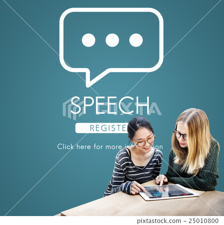 Speech Online Conversation Message Concept 25010800