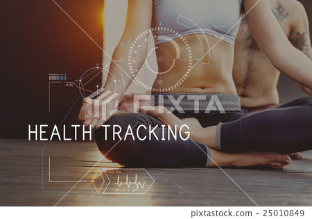 Health Fitness Healthcare Tracking Technology Concept 25010849