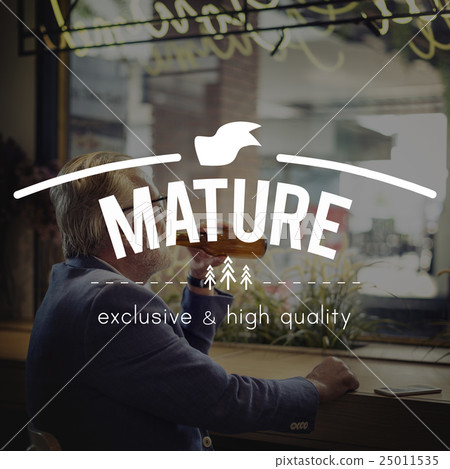 Mature Pension Retirement Senior Adult Maturity Concept Mature Pension Retirement Senior Adult Maturity Concept 25011535