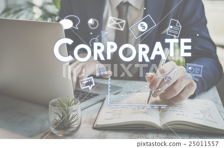 Corporate Management Strategy Solution Branding Concept Corporate Management Strategy Solution Branding Concept 25011557