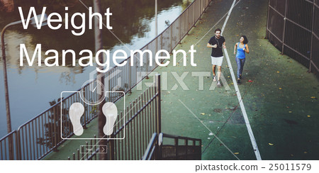 Stock Photo: Weight Management Exercise Fitness Healthcare Concept