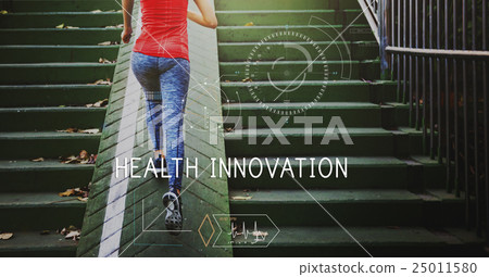 Health Fitness Healthcare Tracking Technology Concept 25011580