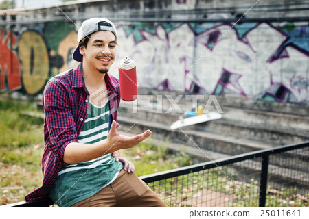 Graffiti Street Art Culture Spray Abstract Concept 25011641