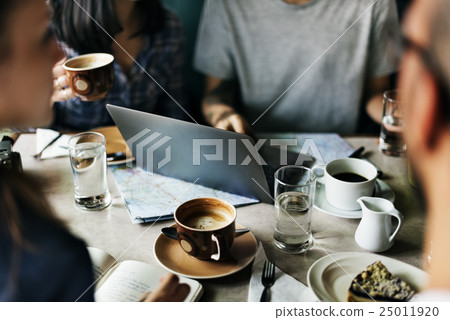 Coffee Shop Cafe Restaurant Friendship Togetherness Concept 25011920