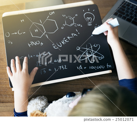 Little Girl Child Development Knowledge Education Concept 25012071