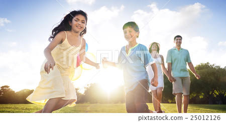 Family Bonding Cheerful Children Parenting Love Concept Family Bonding Cheerful Children Parenting Love Concept 25012126