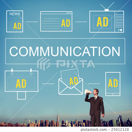 Communication Connection Social Media Technology Concept Communication Connection Social Media Technology Concept 25012128
