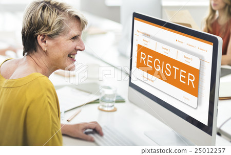 Online Application Registration Form Graphics Concept 25012257