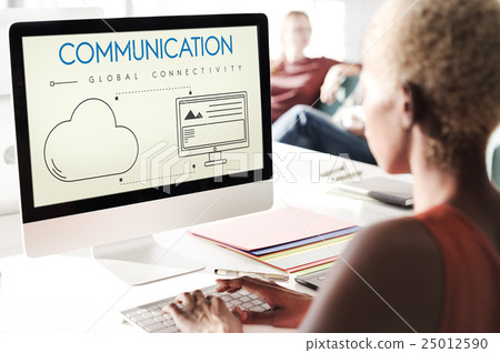 Network Cloud Backup Storage Download Concept 25012590