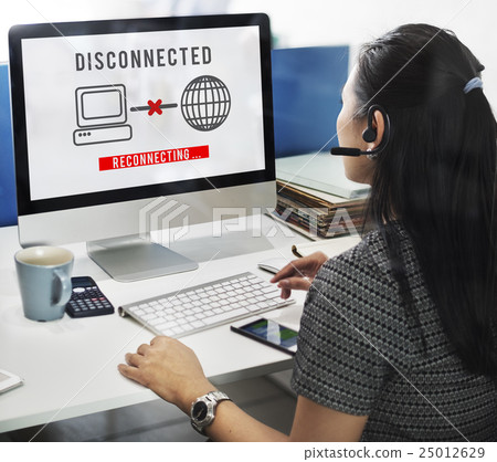 Disconnected Disconnect Error Inaccessible Concept Disconnected Disconnect Error Inaccessible Concept 25012629