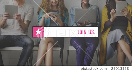 Join Us Membership Register Recruitment Headhunting Concept Join Us Membership Register Recruitment Headhunting Concept 25013358