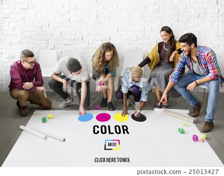 Color Design Model Art Paint Pigment Motion Concept 25013427