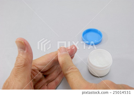 Like painting cream on your hands 25014531