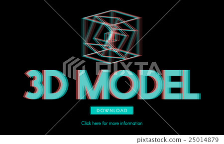 3D Creativity Illusion Graphic Futuristic Concept 3D Creativity Illusion Graphic Futuristic Concept 25014879