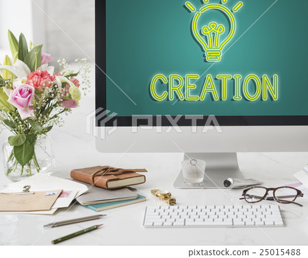 Be Creative New Imagination Innovation Graphic Concept Be Creative New Imagination Innovation Graphic Concept 25015488