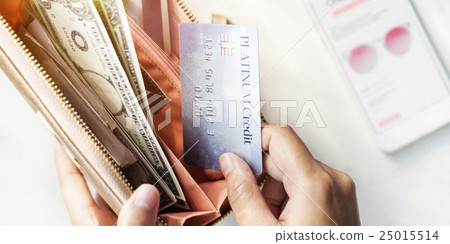 Wallet Hands Credit Card Mobile Concept Wallet Hands Credit Card Mobile Concept 25015514