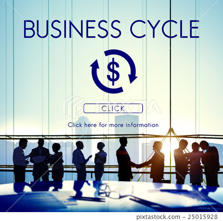 Business Cycle Economy Financial Concept 25015928
