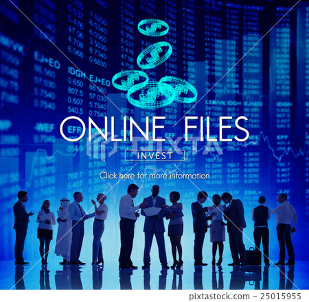 Onine Files Streaming Computer Connection Concept 25015955