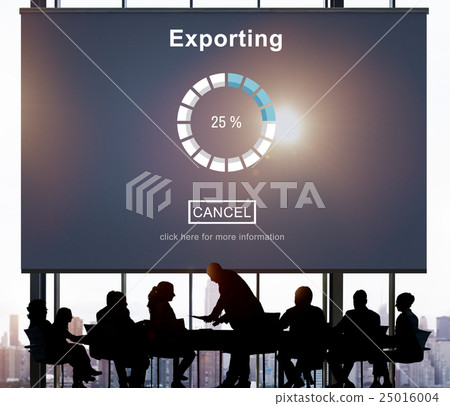 Exporting Convert Loading Progress Concept Exporting Convert Loading Progress Concept 25016004