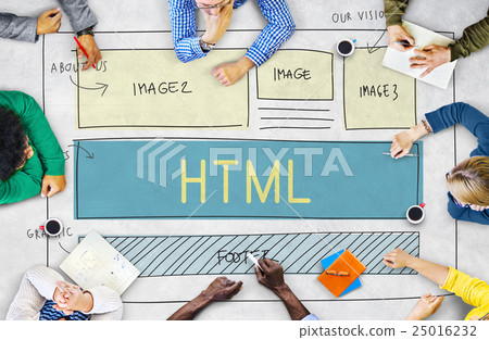Design HTML Web Design Template Concept 25016232