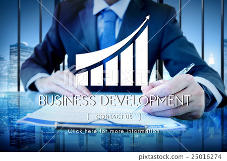 Business Success Report Graph Concept Business Success Report Graph Concept 25016274