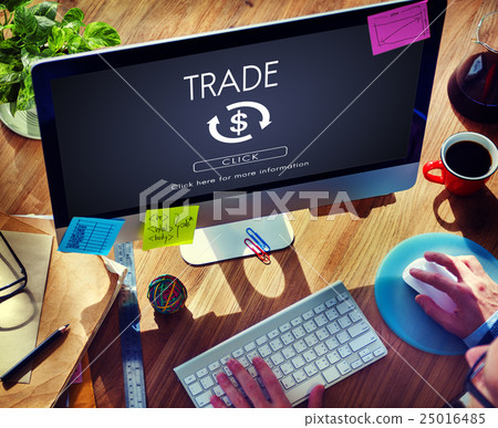 Financial Trade Economics Financial Graphic Concept 25016485