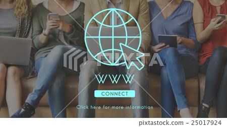 Global Network Connection Technology Concept 25017924