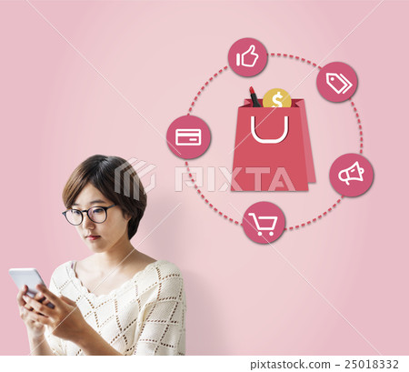 Buying Consumerism Discount Merchandising Shopping Concept 25018332