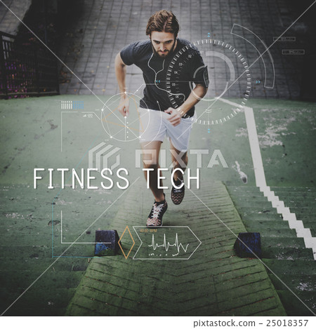 Fitness Tech Healthcare Wellness Innovation Concept 25018357