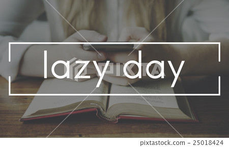 Lazy Day Holiday Day Off Carefree Relaxation Vacation Concept 25018424