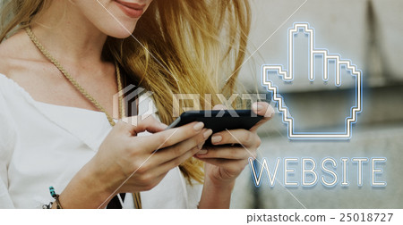 Website Mouse Cursor Click Pixel Concept 25018727