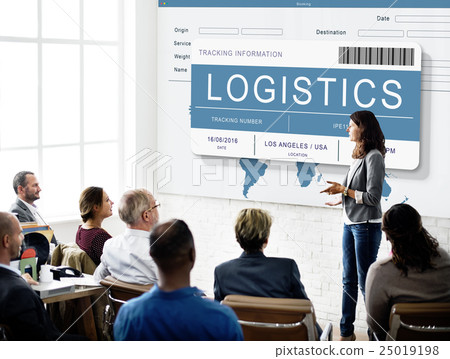 Logistics Delivery Cargo Freight Shipment Concept Logistics Delivery Cargo Freight Shipment Concept 25019198
