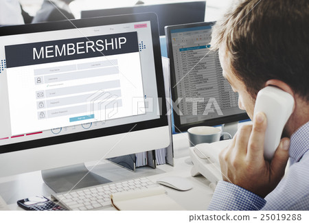 Membership Registration Follow Concept 25019288