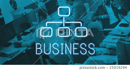 Business Organization Chart Company Concept 25019294