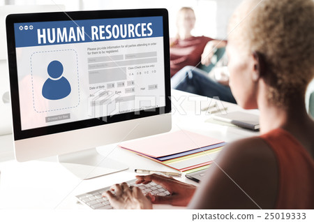 HUman Resources Evaluation Recruitment Career Concept 25019333