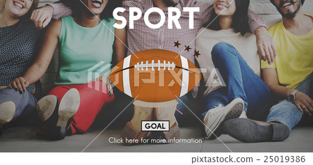 Football Touchdown Sport Graphics Concept 25019386