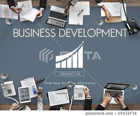 Business Development Startup Growth Statistics Concept 25019716