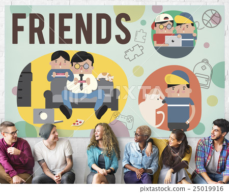Friends Friendship Activity Leisure Concept Friends Friendship Activity Leisure Concept 25019916