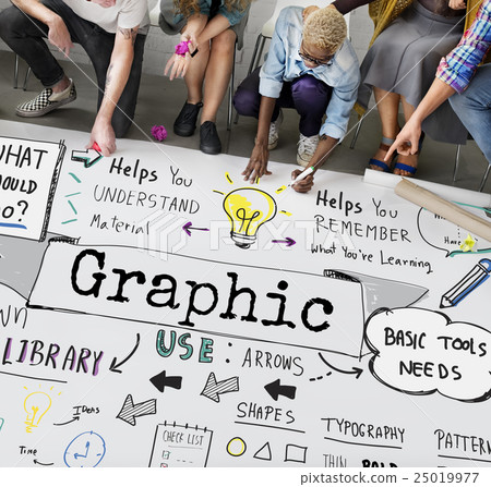 Graphic Creative Design Illustrative Visual Image Concept 25019977