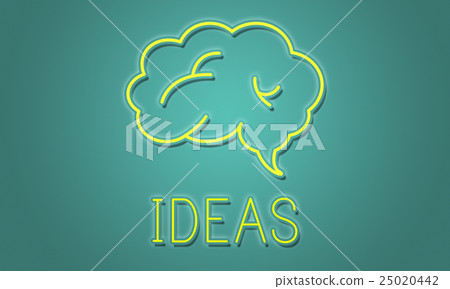 Brainstorm Ideas Sharing Solution Graphic Concept - Stock Illustration ...
