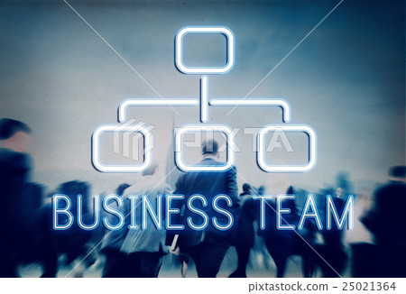 Business Team Organization Chart Company Concept 25021364