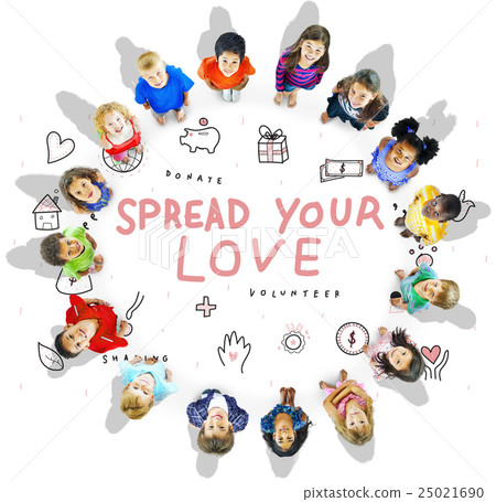 Spread Your Love Donations Charity Support Concept 25021690