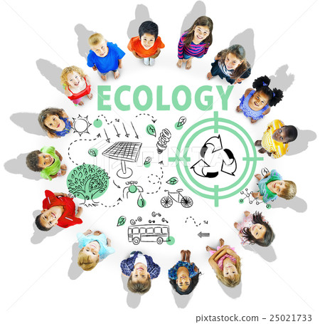 Ecology Friendly Energy Environment Sustainable Concept Ecology Friendly Energy Environment Sustainable Concept 25021733