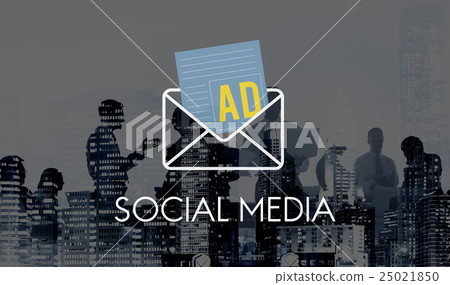 Advertisement Social Media Internet Letter Concept 25021850