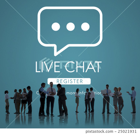Live Chat Online Conversation Message Concept 25021931
