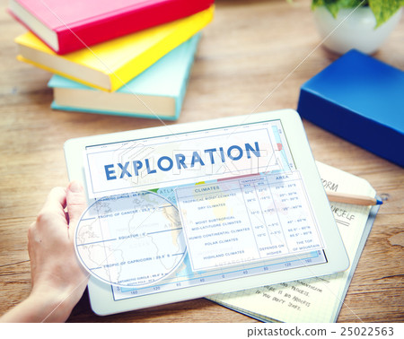 Continents Coordinates Exploration Geological Cartography Concept 25022563