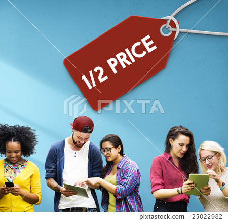 Sale Discount Label Tag Commerce Concept 25022982