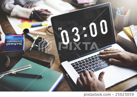 Time And Date Clock Graphic Concept 25023059