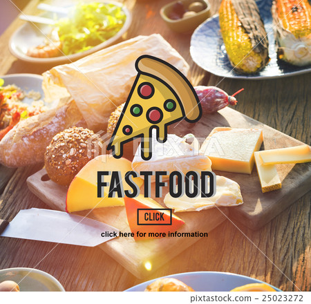 PIzza Slice Junkfood Obesity Calories Concept 25023272