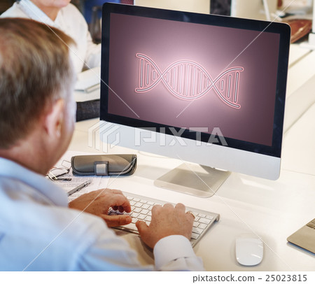 DNA Helix Life Science Graphic Concept DNA Helix Life Science Graphic Concept 25023815